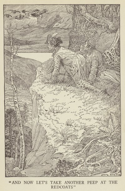 Ilustración de Secuestrado por Robert Louis Stevenson de Louis John Rhead