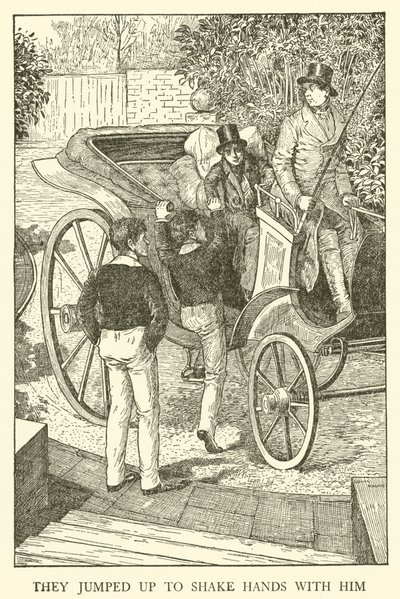 Ilustración para los días escolares de Tom Brown (grabado) de Louis John Rhead