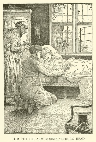 Ilustración para los días escolares de Tom Brown (grabado) de Louis John Rhead