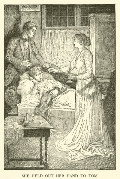 Ilustración para Los Días de Escuela de Tom Brown (grabado) de Louis John Rhead