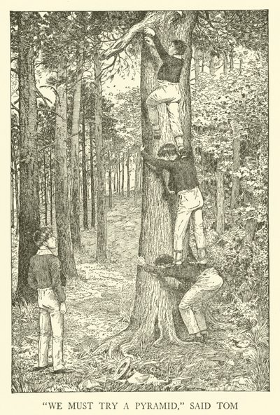 Ilustración para Los Días de Escuela de Tom Brown de Louis John Rhead