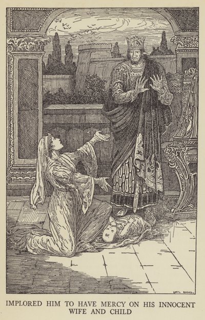 Le imploró que tuviera piedad de su inocente esposa e hijo de Louis John Rhead