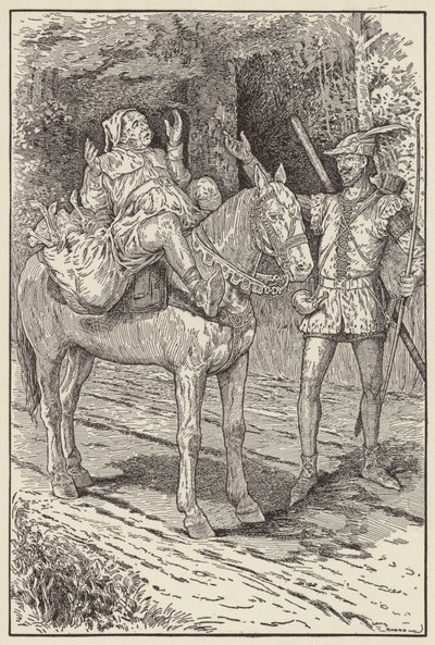 No temas, dijo Robin, No te haré daño de Louis John Rhead