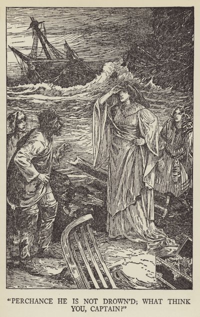 Tal vez no se ha ahogado; ¿qué piensas, capitán? de Louis John Rhead
