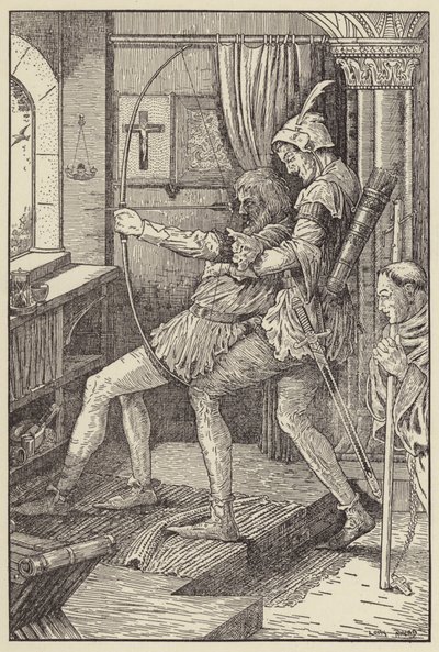 Robin dispara su última flecha de Louis John Rhead