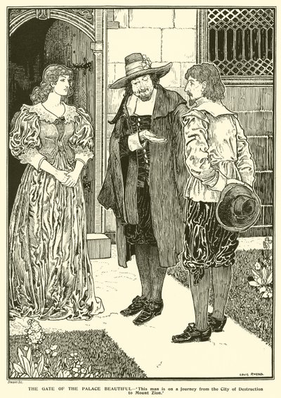 La puerta del Palacio Hermoso de Louis John Rhead