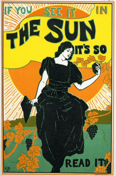 The Sun, diario, EE.UU. de Louis John Rhead