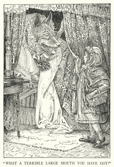 "¡Qué boca tan grande tienes!" de Louis John Rhead