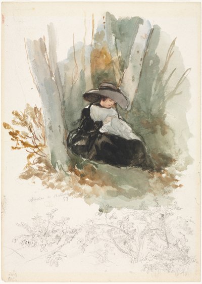 Marie en Bellevue, 1858 de Louis Joseph Gallait