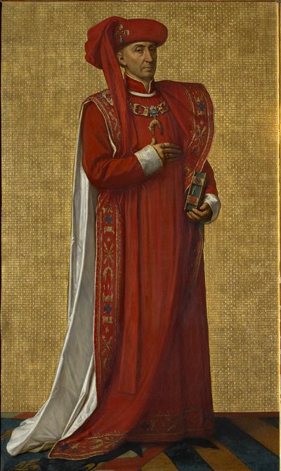 Felipe el Bueno 1396-1467, Duque de Borgoña, 1872-1877 de Louis Joseph Gallait