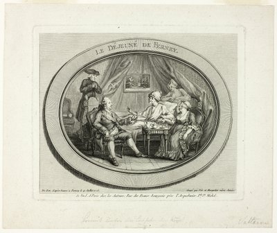 Almuerzo en Ferney de Louis Joseph Masquelier