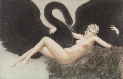 Leda y el cisne, 1934 de Louis Justin Laurent Icart
