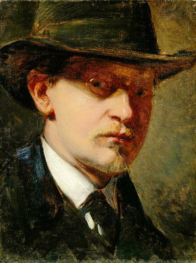 Autorretrato con sombrero de Louis Kolitz