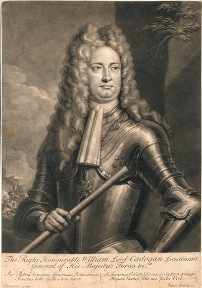 El Muy Honorable William Lord Cadogan, Teniente General de las Fuerzas de Su Majestad de Louis Laguerre