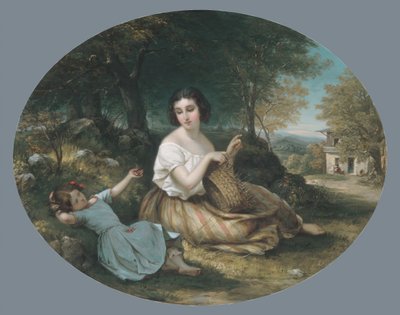 El cesterero, 1853 de Louis Lang