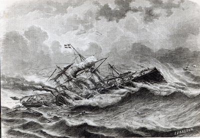 El desastre del Great Eastern en septiembre de 1861 de Louis Le Breton