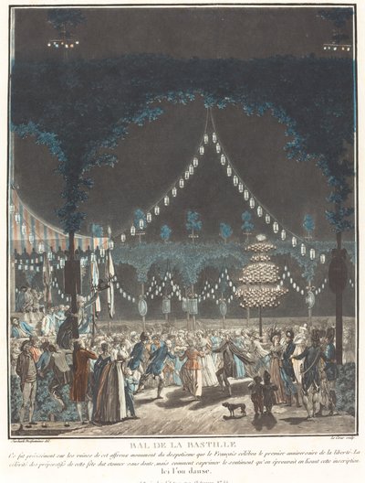 Baile de la Bastilla de Louis Le Coeur and Jacques François Joseph Swebach Desfontaines