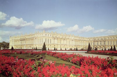 Vista de la fachada del jardín de Louis Le Vau