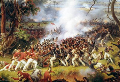 Campaña napoleónica de España y Portugal (1808-1813): “Batalla de Chiclana, cerca de Cádiz, 5 de mayo de Louis Lejeune