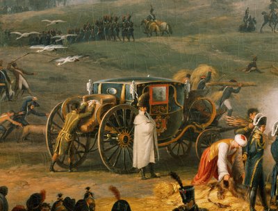 Campamento de Napoleón en vísperas de la batalla de Austerlitz (jadeando) de Louis Lejeune