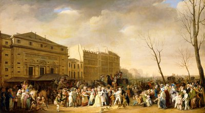 Un carnaval en el Boulevard du Crime de Louis Leopold Boilly