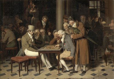 Interior de un café (detalle) de Louis Leopold Boilly