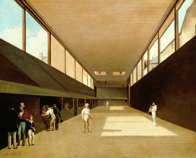 Interior del Jeu de Paume, Versalles de Louis Leopold Boilly