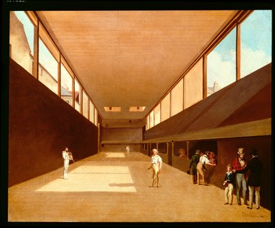 Interior del Jeu de Paume, Versalles de Louis Leopold Boilly