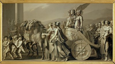 El triunfo del zar Alejandro I, o La paz ... de Louis Leopold Boilly