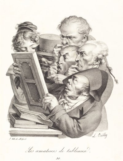 Los aficionados a los cuadros de Louis Leopold Boilly