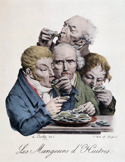 Comedores de ostras de Louis Leopold Boilly