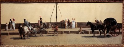 Paso del Puente Real en París de Louis Leopold Boilly