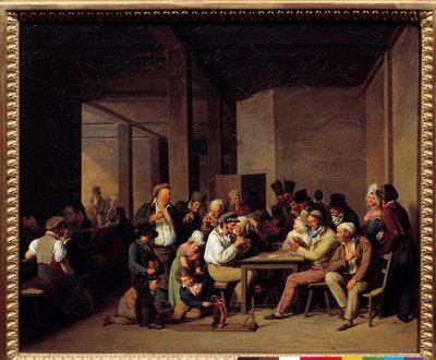Jugadores en un cabaret de Louis Leopold Boilly