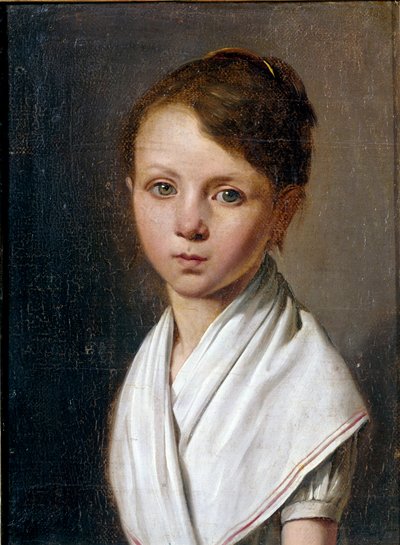 Retrato de Berthe Juliette Dubois niña de Louis Leopold Boilly