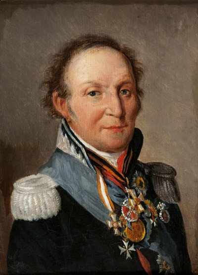 Retrato del Mariscal de Campo Conde Ludwig Adolf Peter de Sayn-Wittgenstein-Ludwigsburg 1769-1843 de Louis Leopold Boilly
