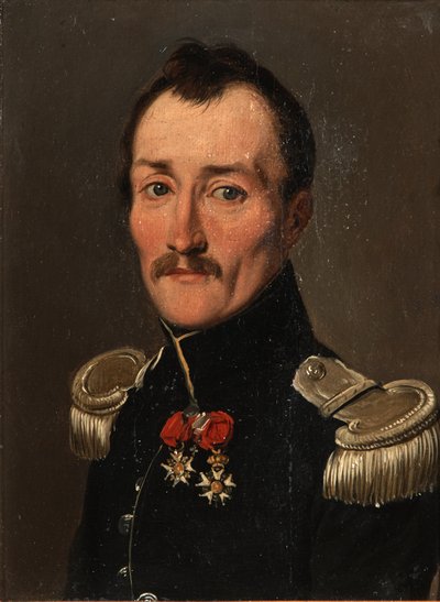 Retrato de Gastón de Banyuls de Montferre en uniforme de Louis Leopold Boilly