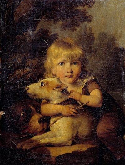 Retrato de Louis Arnault (1803-1885) niño de Louis Leopold Boilly