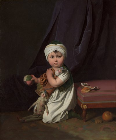 Retrato de un niño de Louis Leopold Boilly