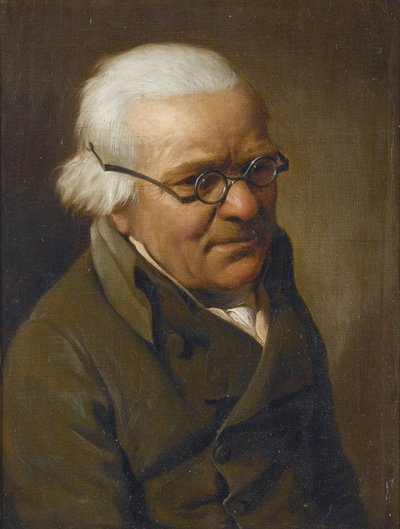 Retrato de un hombre con gafas de Louis Leopold Boilly