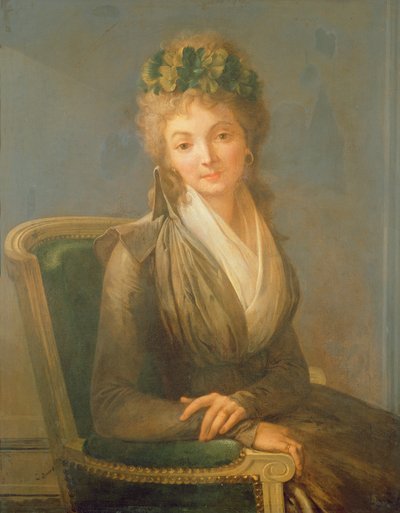 Retrato presumido de Lucile Desmoulins 1794 de Louis Leopold Boilly