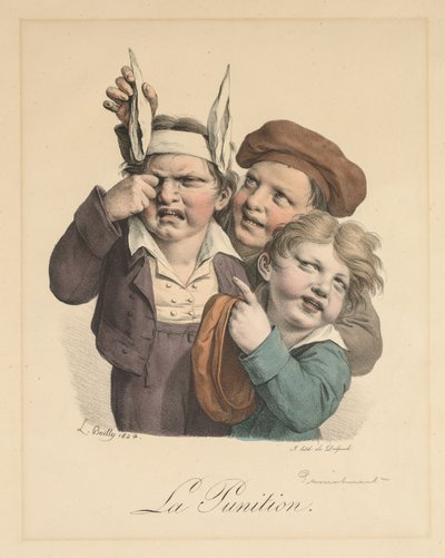 Castigo, 1821 de Louis Leopold Boilly