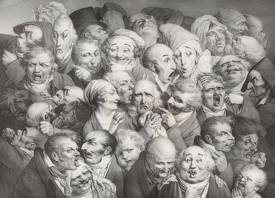 Reunión de 35 cabezas diversas (35 verschiedene Köpfe). 1825 de Louis Leopold Boilly