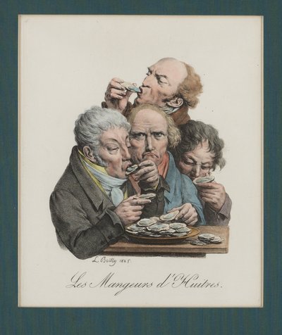 Comiendo ostras de Louis Leopold Boilly