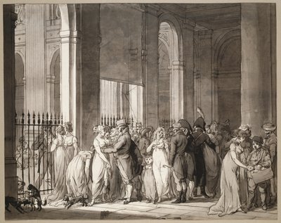 Las arcadas del Palais-Royal de Louis Leopold Boilly