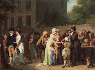 El tahúr en el bulevar, 1806 de Louis Leopold Boilly