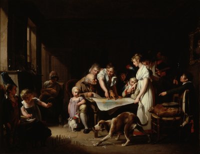La lectura del Boletín del Gran Ejército de Louis Leopold Boilly