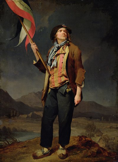 El cantante Chenard, como un Sans-Culotte de Louis Leopold Boilly