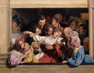 El efecto del melodrama Leffet du mélodrame, c. 1830 de Louis Leopold Boilly
