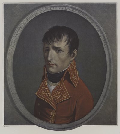 Napoleón Bonaparte, Primer Cónsul de la República Francesa de Louis Leopold after Boilly