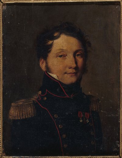 Francés: Portrait dit du capitaine Jules Raulin de Louis Leopold Boilly